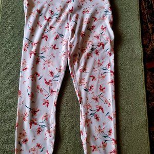 Fabletics High-Waisted Floral Print PowerHold 7/8 Leggings